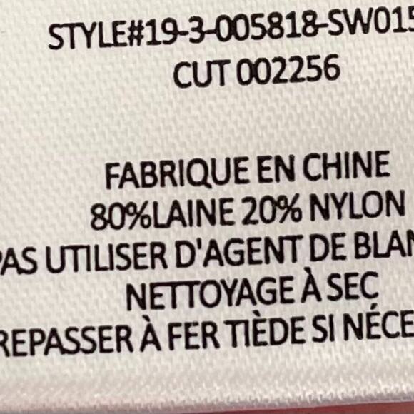 Joie Coral/Pink Wool Blend Long Sleeve Crew Neck Sweater with Button/Cuff S - Picture 9 of 12